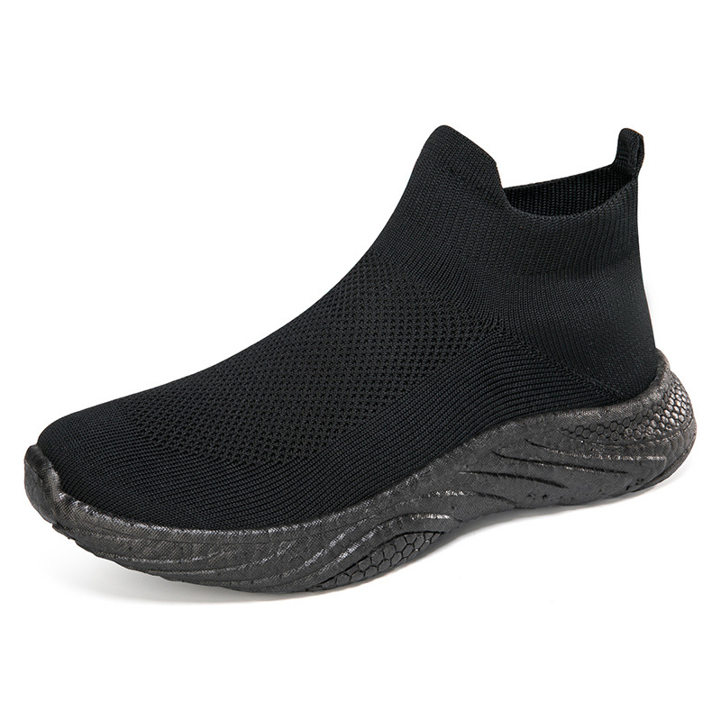 's New Men's Shoes For Autumn Are Breathable Sports Shock-absorbing Couple's Shoes, Mesh Casual Slip-on Loafers,_vogvips.com