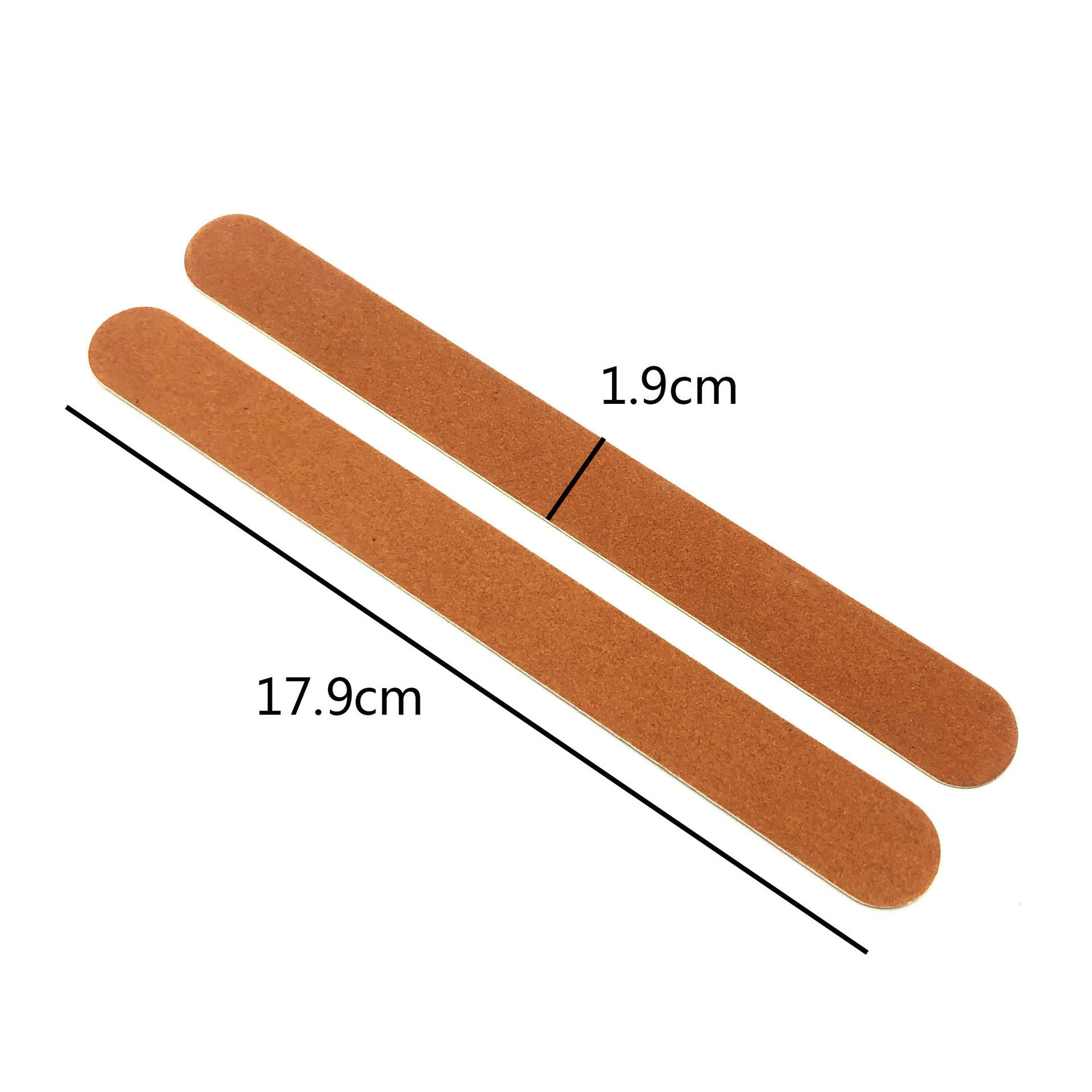 Piezas de madera ultrafinas frotando las uñas reales de manicurista de arena de manicuras archivos de uñas de arena fina de reparación lateral herramientas de manicuras