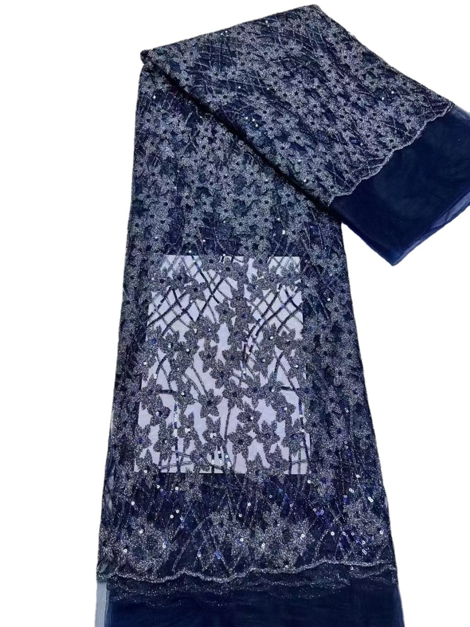 Primavera línea compuesta tela de encaje lentejuelas ropa los niños vestido estrella flor cheongsam hanfu bordado JX2618 image 4
