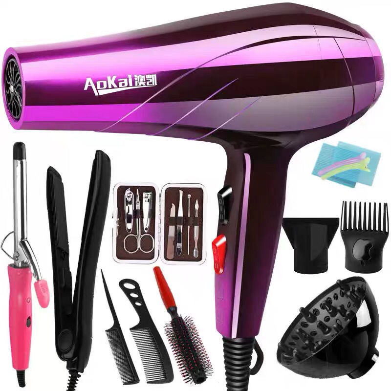 Hair Dryer for Hairstylists, Household Negative Ion Constant Temperature Hair Care, Low Power, Silent, Non-Harming Hair Dryer