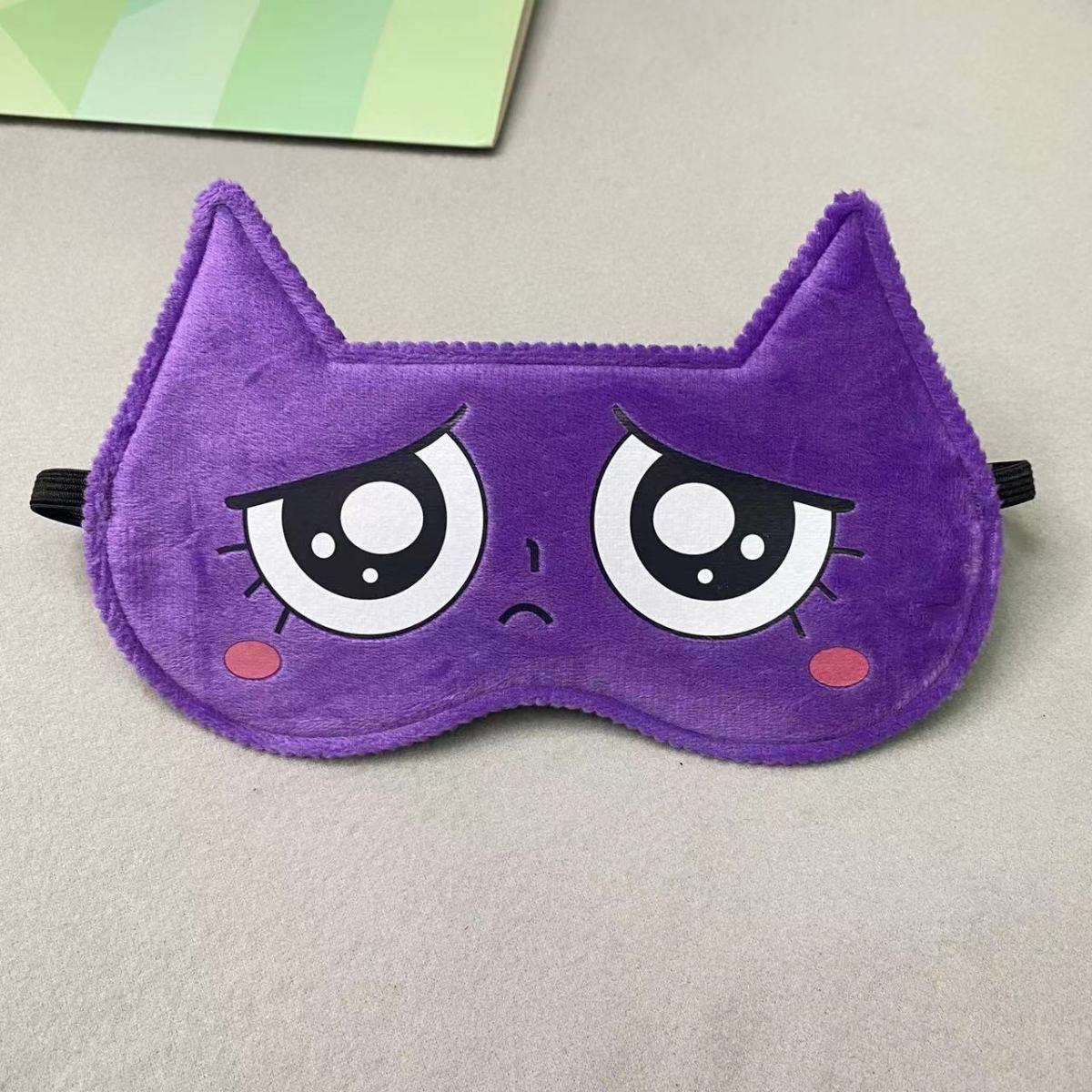 무고한 고양이 보라색