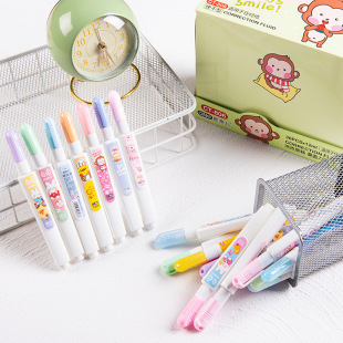 Correction Fluid for Primary School Students, Quick-Drying White Traceless Correction Fluid, Multi-Functional Correction Fluid Pen