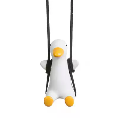 Car hanging: Decorations Car Accessories - white-and-thin