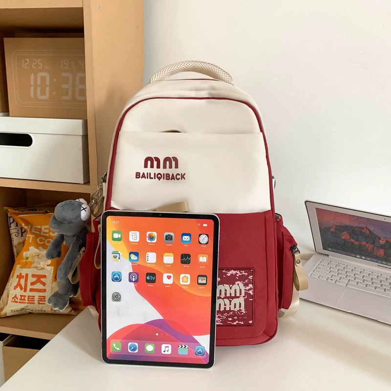 School bag, shoulder bag, waterproof nylon backpack, for students, wholesale