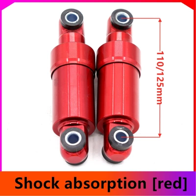 M4 electric scooter accessories rear invisible shock absorber M4 PRO 10-inch rear fork shock absorber factory wholesale (Other Electric Vehicle Accessories) - red-shock-absorption-hole-spacing-110