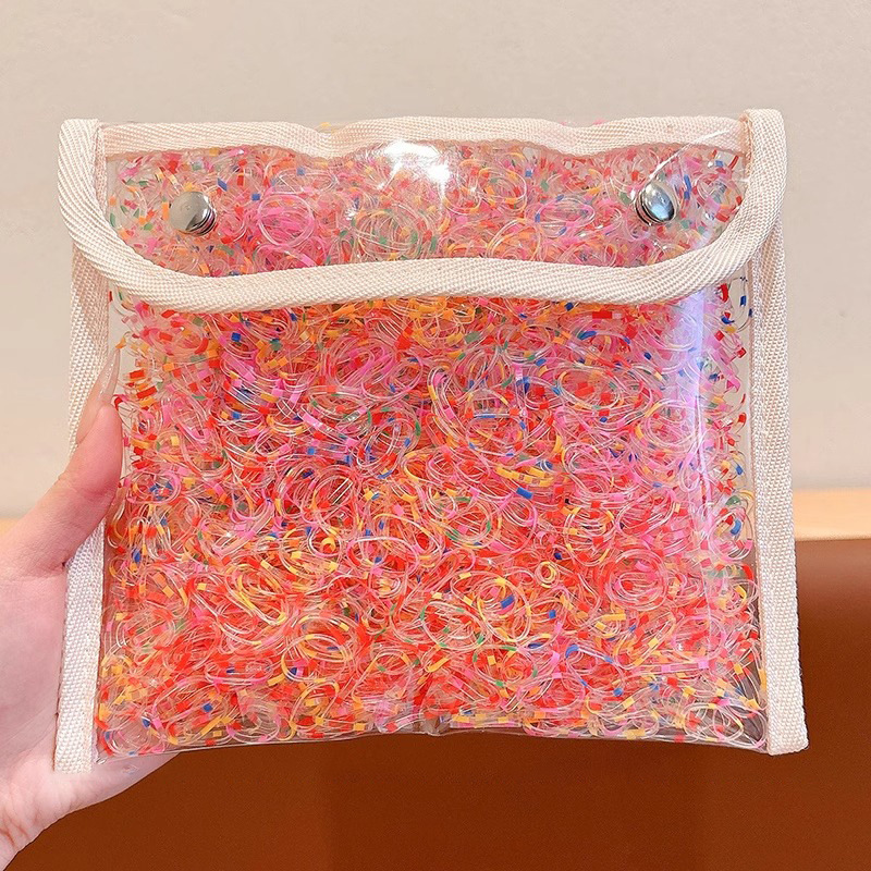 Anchamiento y espesamiento de la banda de goma para fortalecer la cuerda de la cabeza una vez atada cubierta de cuero para el cabello anillo para el cabello latas para la mujer al por mayor