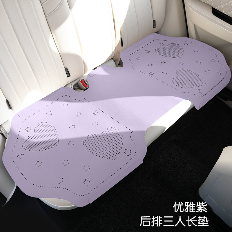 車のクッションアニメの可愛い女性三点セット四季通用半カバーファーのシンプルなクッションの通気性|undefined