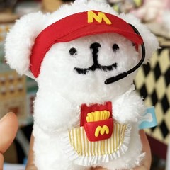 10cmの子供服マクドナルドのよだれかけセット服10cmの綿人形服の服装アクセサリー