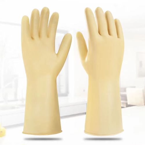 Wholesale Household Gloves, Kitchen Dishwashing Rubber Cleaning Latex Car Wash Oxford Thickened Rubber Gloves