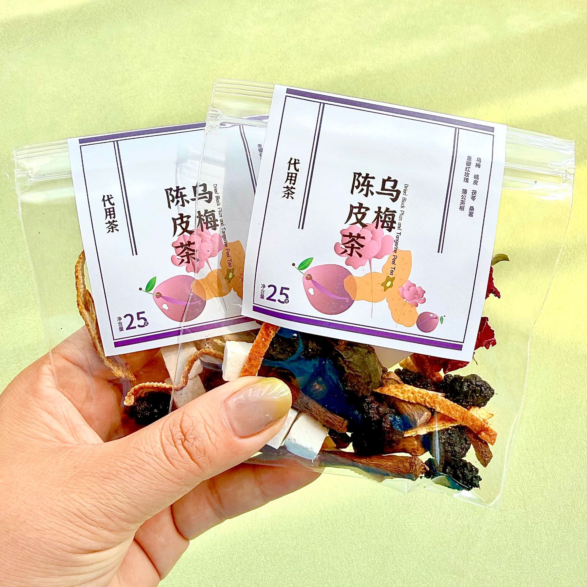 Apple Hawthorn Herbal Tea Bags Goji Astragalus Blend Cold Brew Wellness Gift Tea 28g key features