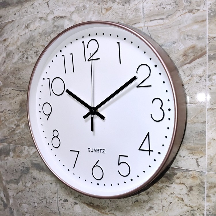 Reloj colgante de 10 pulgadas, reloj de pared, sala de estar, reloj de cuarzo silencioso para el hogar, suministro de comercio electrónico transfronterizo de Amazon al por mayor