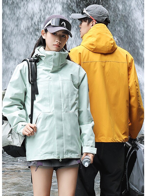 【极境雨】户外三合一冲锋衣防风防雨登山服男女宽松休闲夹克外套|undefined