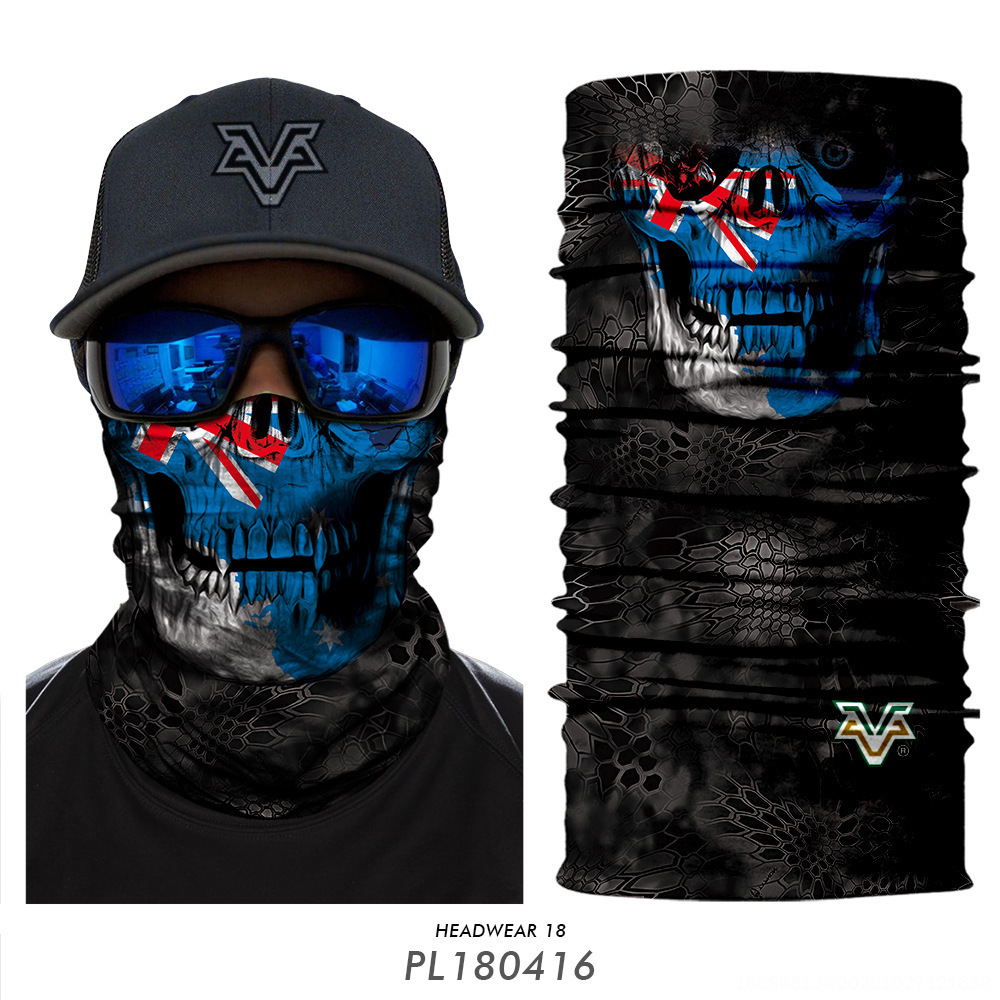 Outdoor Cycling 3D Printed Clown Venom Magic Headscarf Fishing Men and Women Multifunctional Face Protection Hood Men and Women Mask
