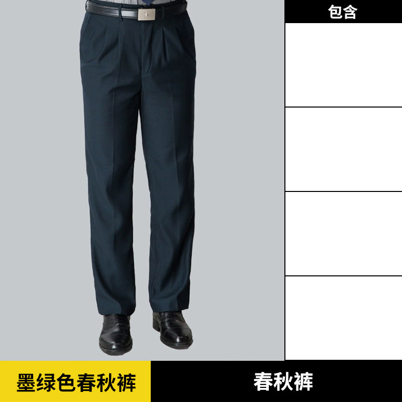 Ropa de seguridad de buena calidad ropa de trabajo camisa de algodón de manga larga primavera y otoño hombre portero uniforme de servicio de verano camisa de manga corta