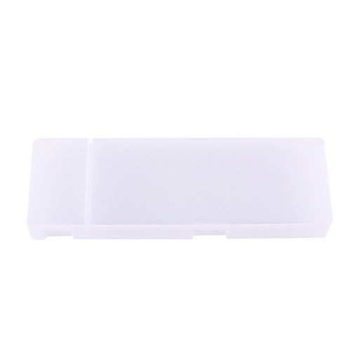 ins style transparent frosted pencil box PP simple stationery box diy multifunctional student plastic stationery storage box