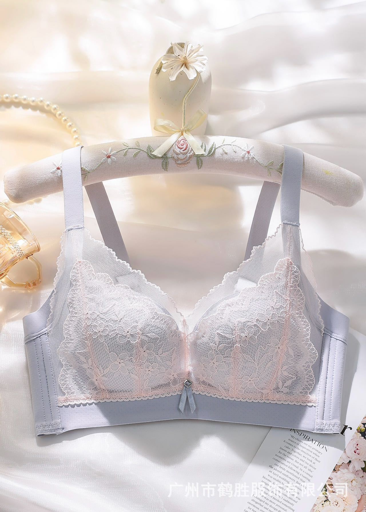 Venta directa de fábrica comercio electrónico transfronterizo Sudeste de Asia Vietnam Tailandia damas sin costuras sujetador de recogida lateral cómodo