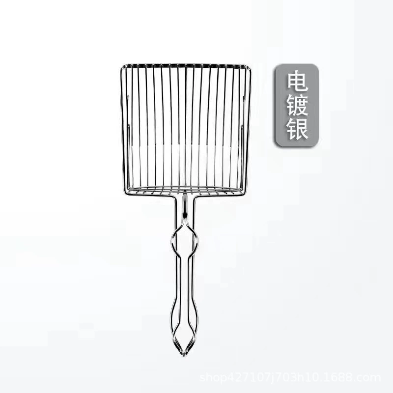 Лопата для кошачьего туалета металлическая с мелким отверстием большая кошка поставляет артефакт кошачьего дерьма