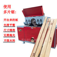 全自动方木多片锯开板锯小型精密上下轴开片机推台锯带锯机机械
