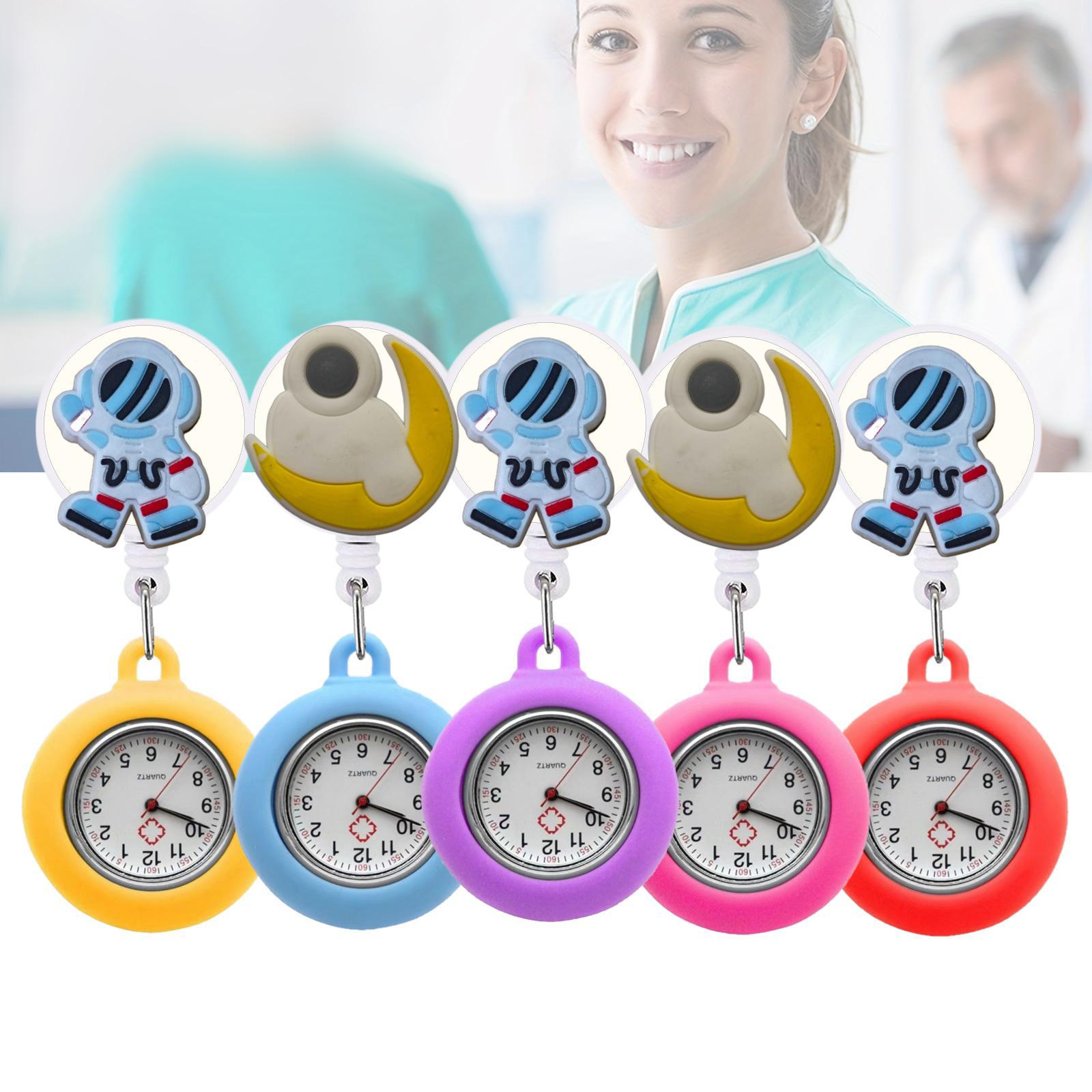 Amazon Astronaut Series Wall Watch Patch Usy Stretchable Student Exam Pocket Watch Chest Watch Medical Care Special