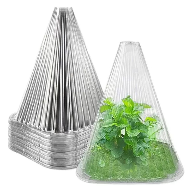 Protective Plant Cover, Anti-Freeze Cover, Windproof Cover for Seedlings, Transparent Insulation and Moisture Retention, Reusable for Gardening Seedlings, Can Protect Plants from Cold Protective Plant Cover, Anti-Freeze Cover, Windproof Cover for Seedlings, Transparent Insulation and Moisture Retention, Reusable for Gardening Seedlings, Can Protect Plants from Cold