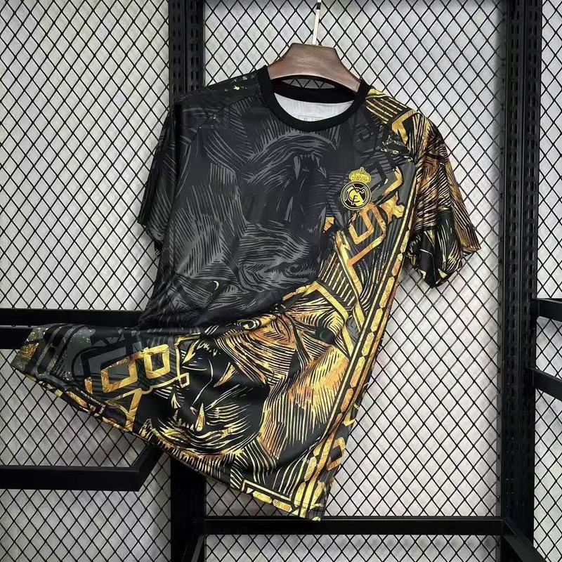 热门2425皇马球衣2223主客场特别版短袖训练服足球服龙年版足球服|undefined