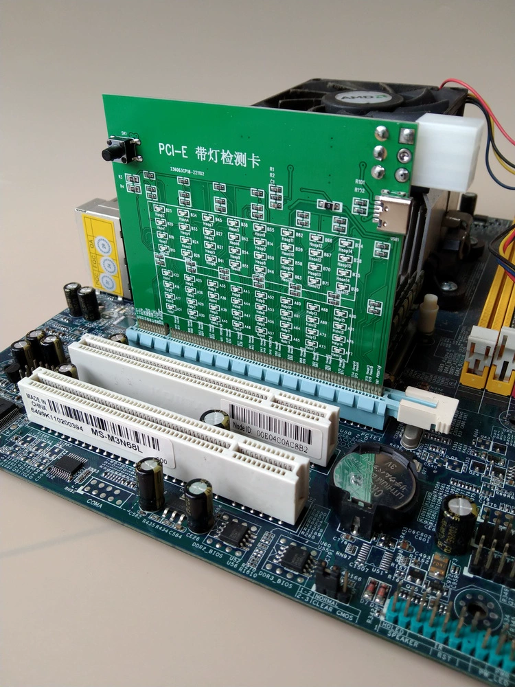 PCIE с тестером лампы карта диагностики неисправностей компьютера материнская плата детектор Type-C 6P графическая карта блок питания