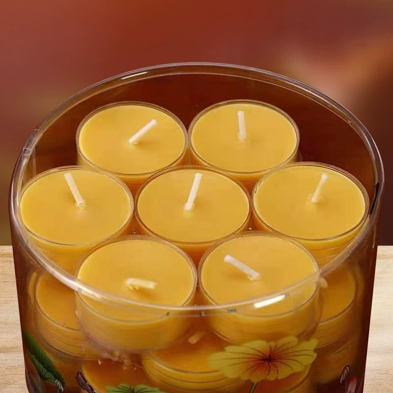 Mystic View Tibetan Yak Butter Lamp 4-hour smokeless unscented butter candle lamp long-lasting light