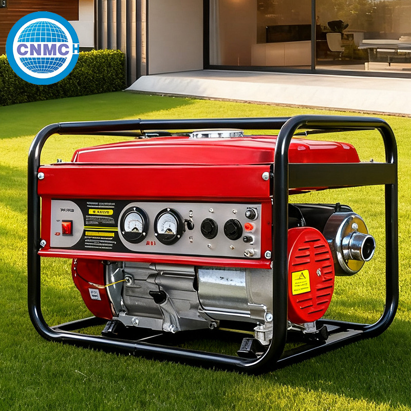 家用户外露营使用发电机组220v单相汽油开架发电机  迷你可出口