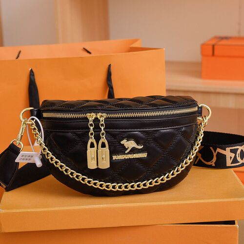 Diamond Embroidery Thread Chest Bag Waist Bag Women's Casual Versatile Small Shoulder Bag Live Trend Single Shoulder Crossbody Bag Women