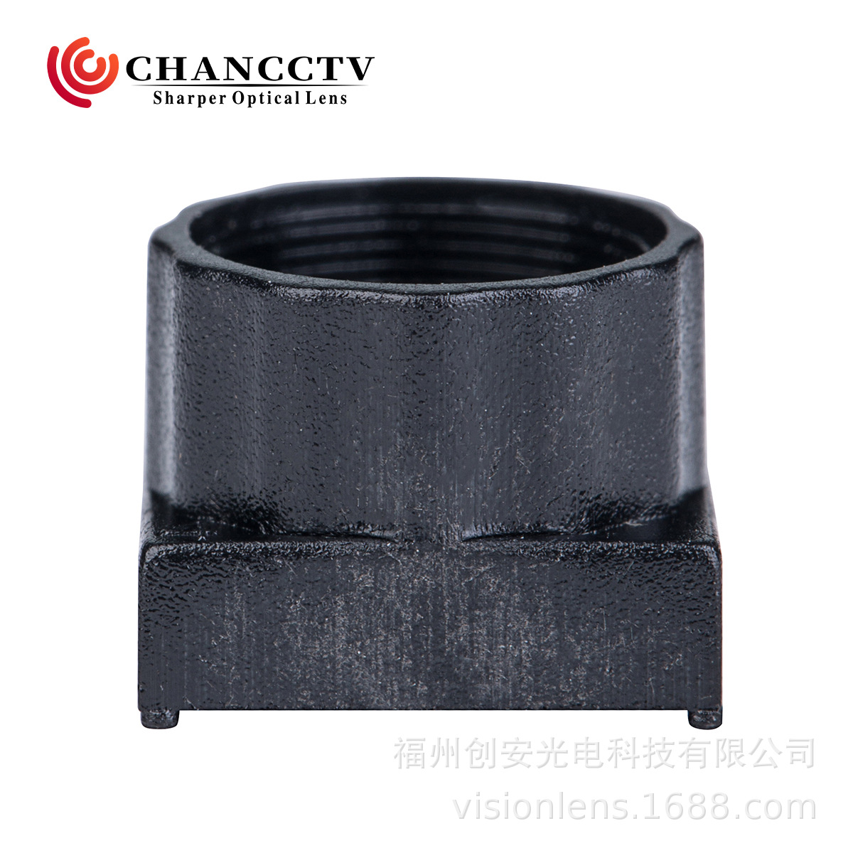 M8*0.35底座 定位柱 无安装孔 外框10*10 高度7.5mm 光学镜头配件