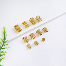 18K����ɫ΢�ⳤ������ʯ���ָ���diy�ִ�������Ʒ���
