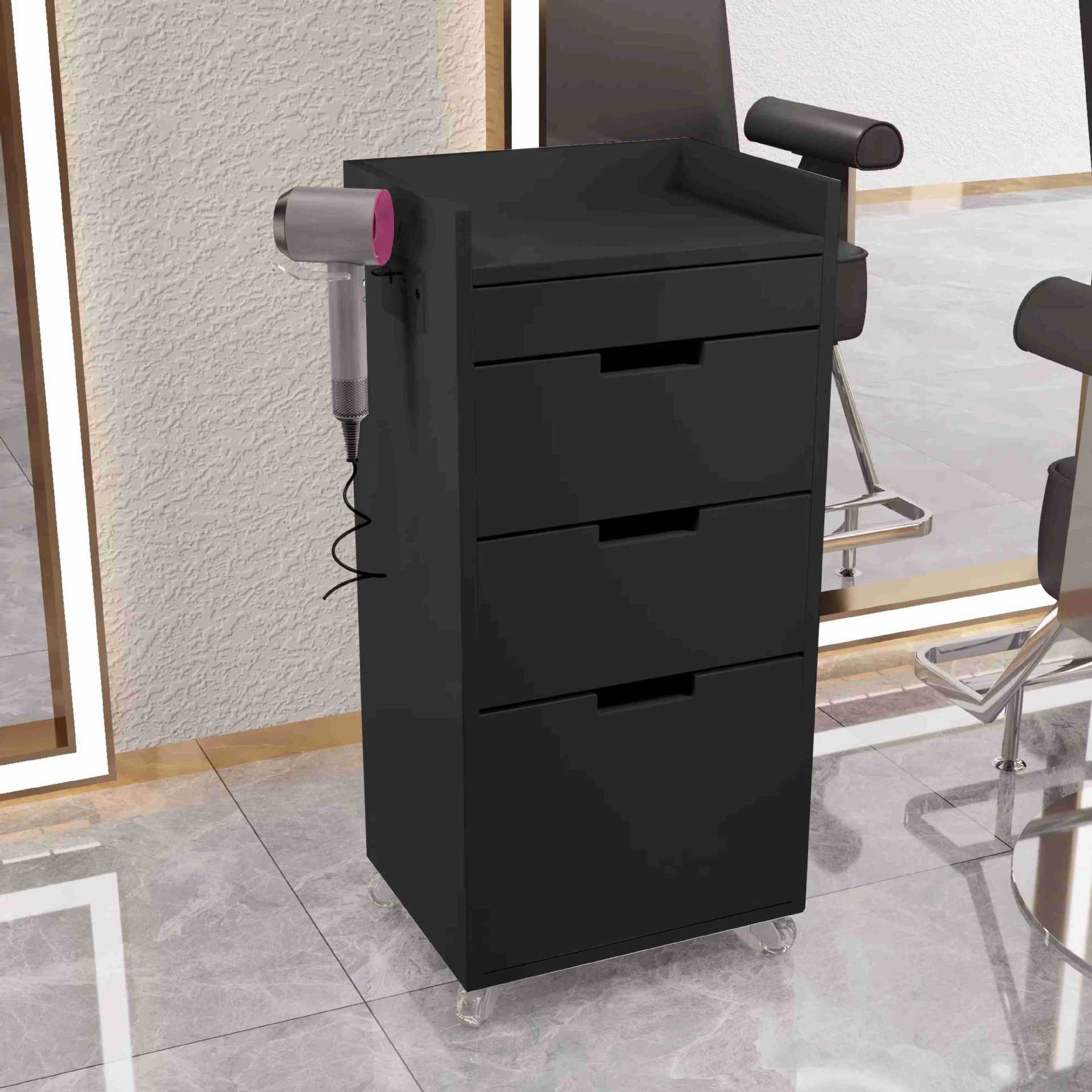 Barbería en línea herramientas carro salón especial barbería almacenamiento gabinete barbería corte de pelo barbería gabinete de herramientas