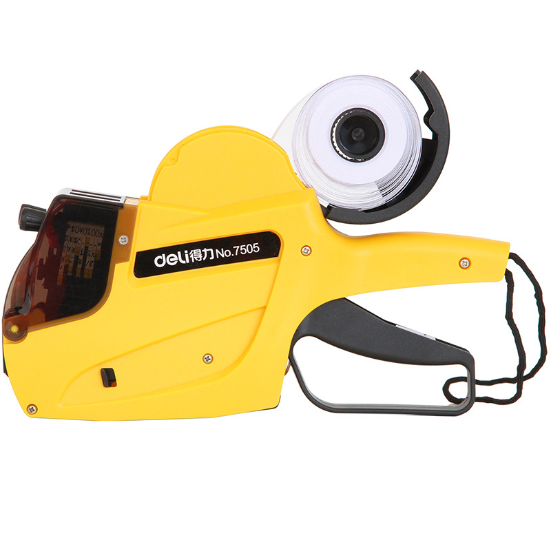 7505 máquina de marcación de precios de doble fila supermercado máquina de marcación de 10 dígitos máquina de marcación de precios