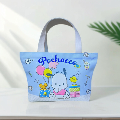 小号便当袋 帆布包动漫卡通手提袋手拎包多图案帆布袋收纳包小包