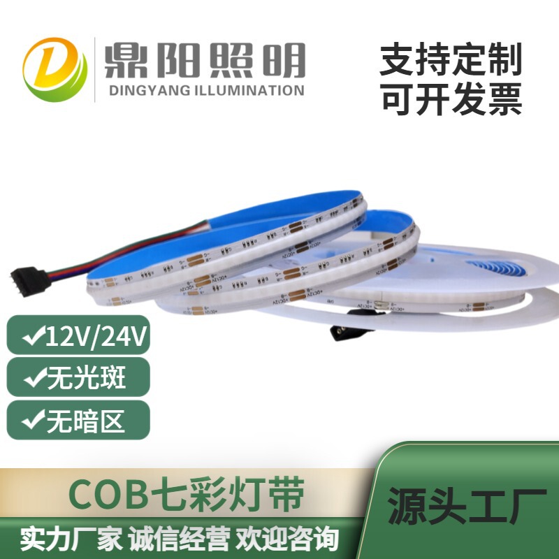 Chasing Light Flowing Water Low Voltage Cob Dimmable Rgb Colorful Atmosphere Light Strip for Mall Home Decoration Linear Lighting Ic2811