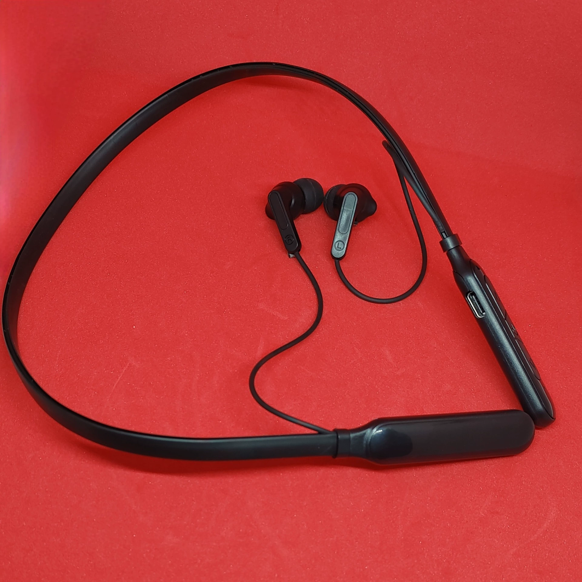 Беспроводные Bluetooth-наушники, тип «ободок», Bluetooth-наушники с ободком на шею, пластиковый корпус, порт Type-C, легкие.