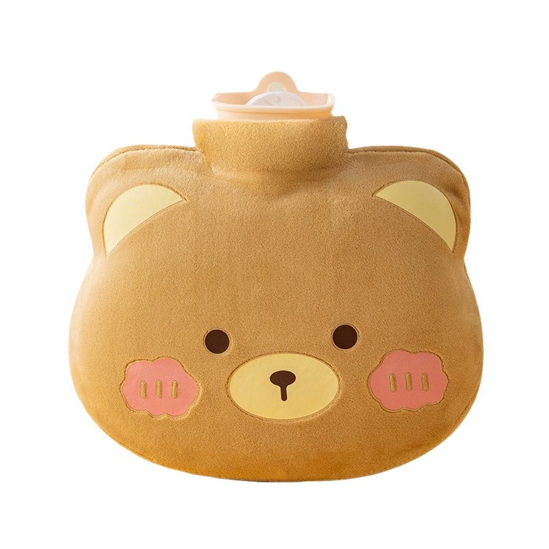 Three dimensional silicone winter water container, hand warmer for students