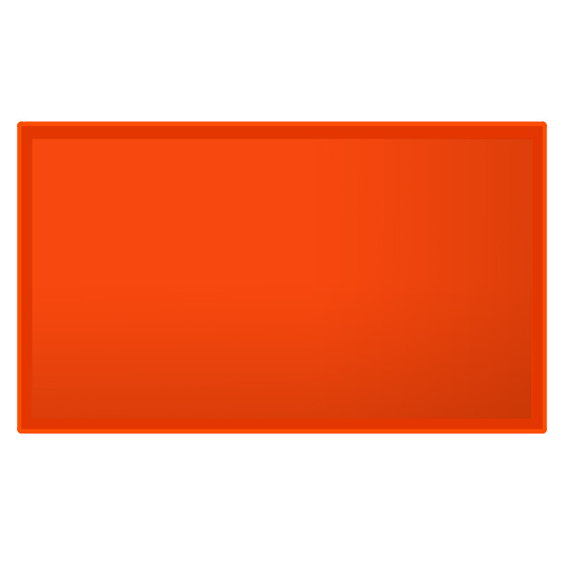 36inch 주황색 얇은 모델 90.5*54.5*2.5cm 약 900g