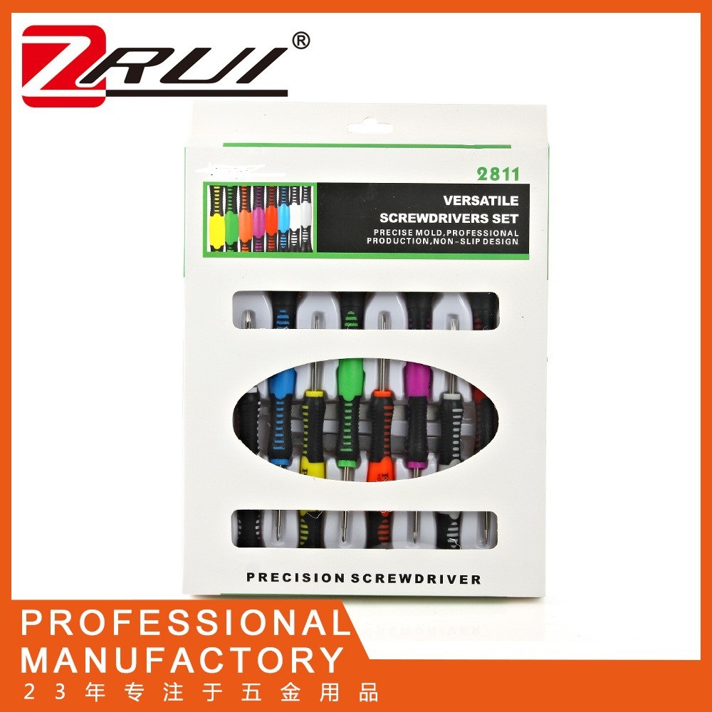 2811 multi-función de desmontaje destornillador traje de 14 piezas teléfono móvil herramientas de reparación de computadoras exportación transfronteriza recomendar
