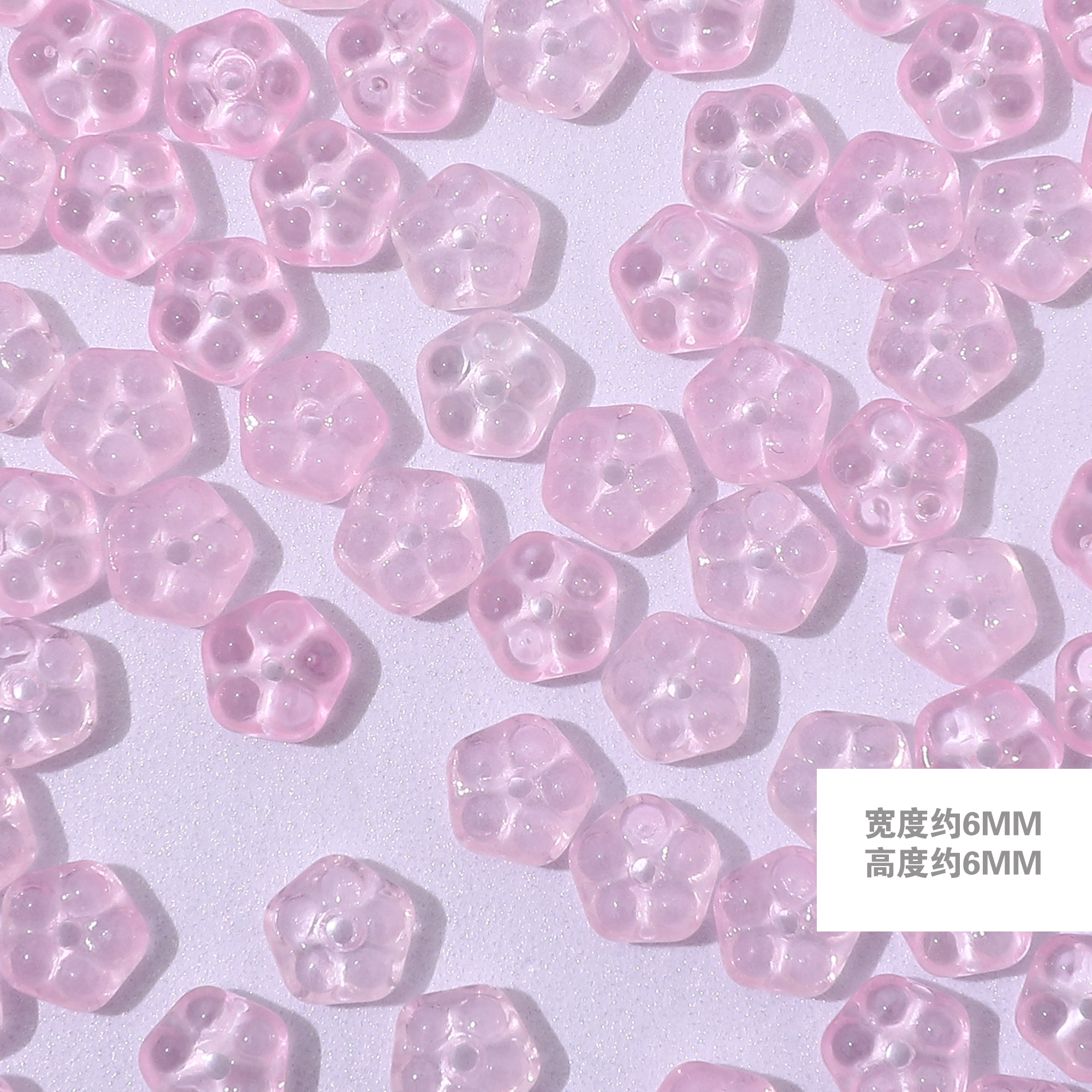 ♪◓◔◕2# flower pieces tender pink 10 pieces◸◹◺◿