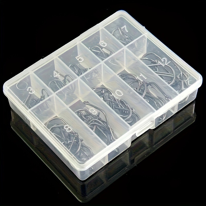 100pcs Traditional Style High Carbon Steel Fishing Hooks跨境|undefined