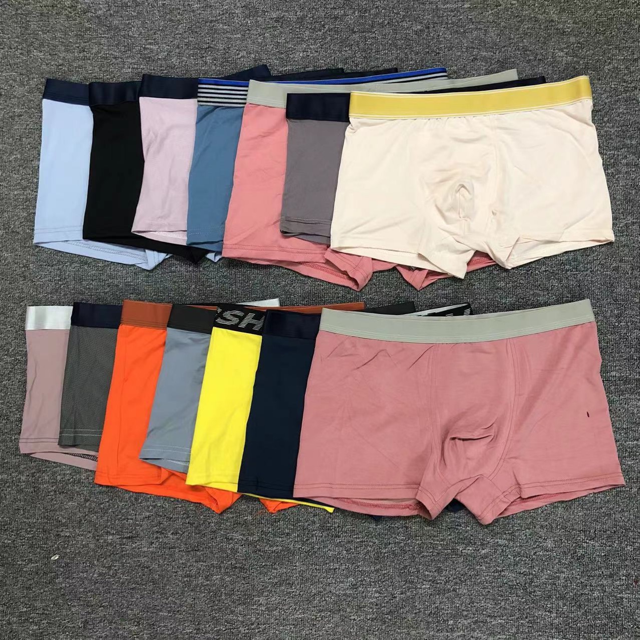 Mix ropa interior para hombres pantalones para niños bóxer pantalones cortos de cuatro esquinas para hombres y adolescentes stock panty