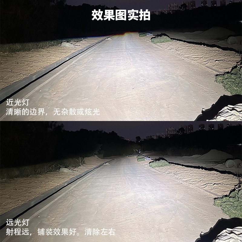メーカー卸売りledレーザーヘッドライトハイライトレーザー型2光レンズ遠近一体改造自動車ledヘッドライト|undefined