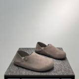 Новинка 2025 года, мужские туфли Birkenstock, универсальные тапочки с глубоким вырезом, двойные туфли, популярная повседневная обувь на мягкой подошве