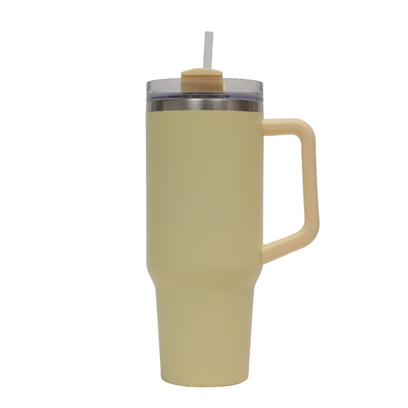 Nuevo coche portátil, taza de coche, taza de hielo, mini taza de aislamiento, linda taza de agua de acero inoxidable de alto valor para mujer