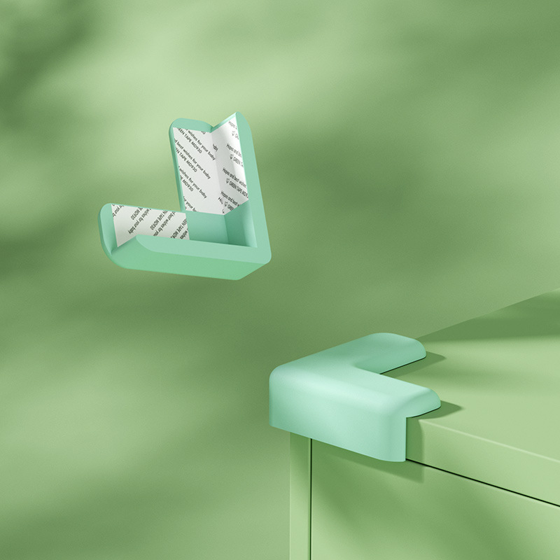 Animales transfronterizos Conejo Silicona Esquina de mesa Esquina de protección Esquina anticolisión Esquina anticolisión para niños Equipo de protección de seguridad para bebés