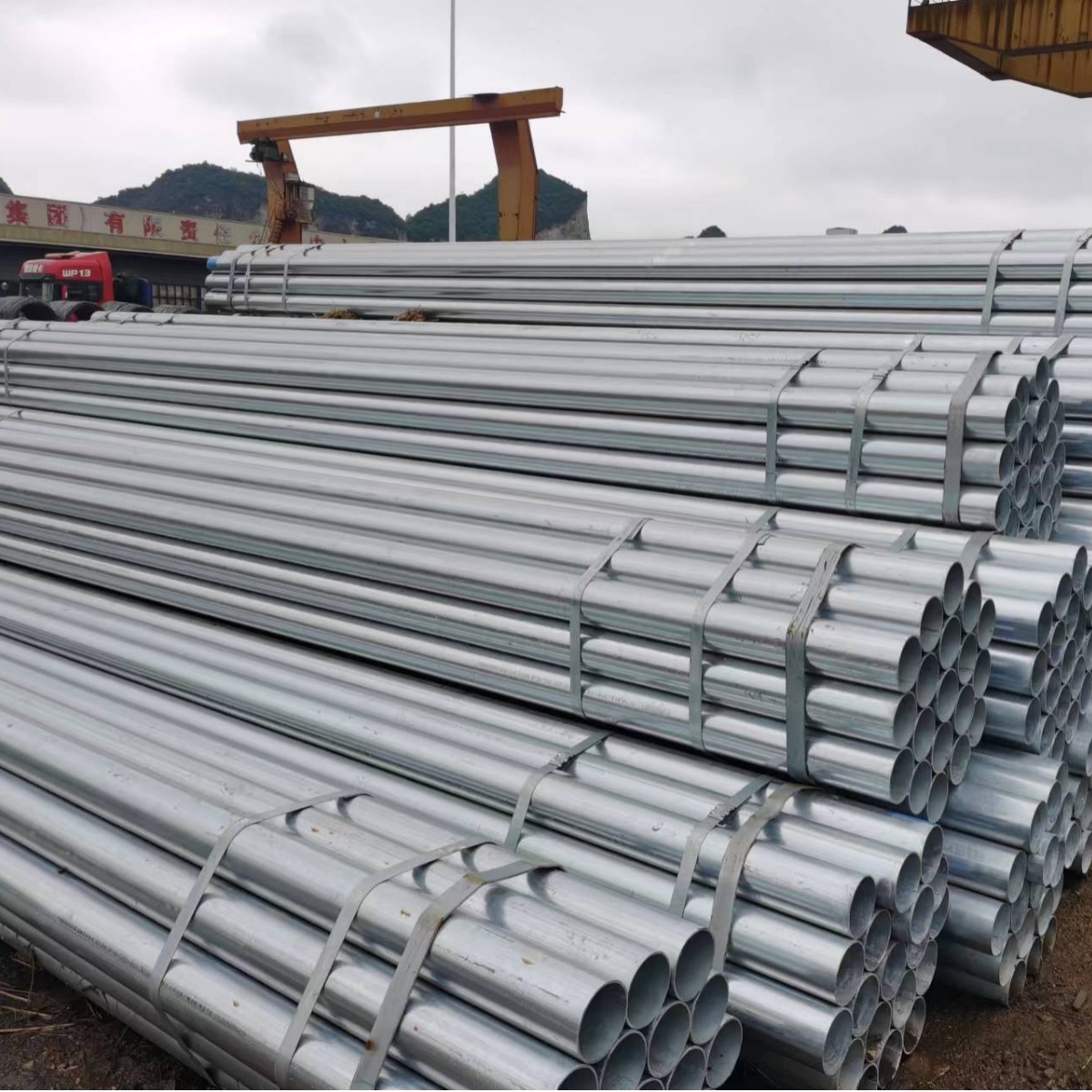 贵州开阳销售华岐振鸿Q235B热镀锌管DN50*3消防饮水铁管 规格齐全