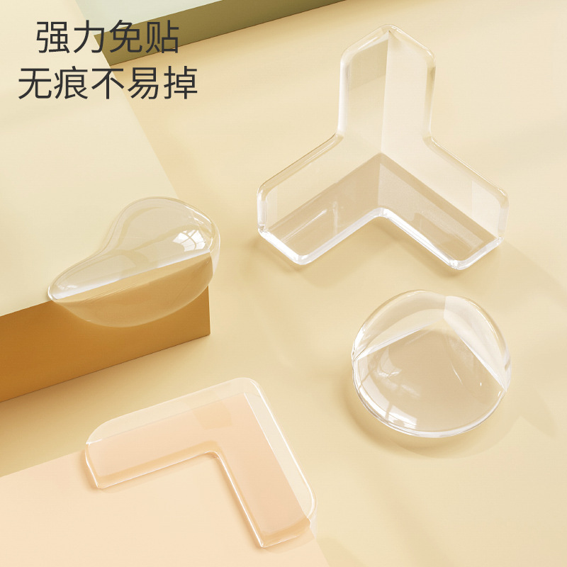 衝突防止角透明ソフト乳幼児用安全テーブル角保護カバー子供用ガラスティー|undefined
