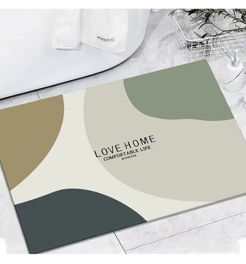 硅藻泥地垫,浴室地垫,吸水地垫,速干垫