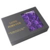 Black box+purple flower+handbag